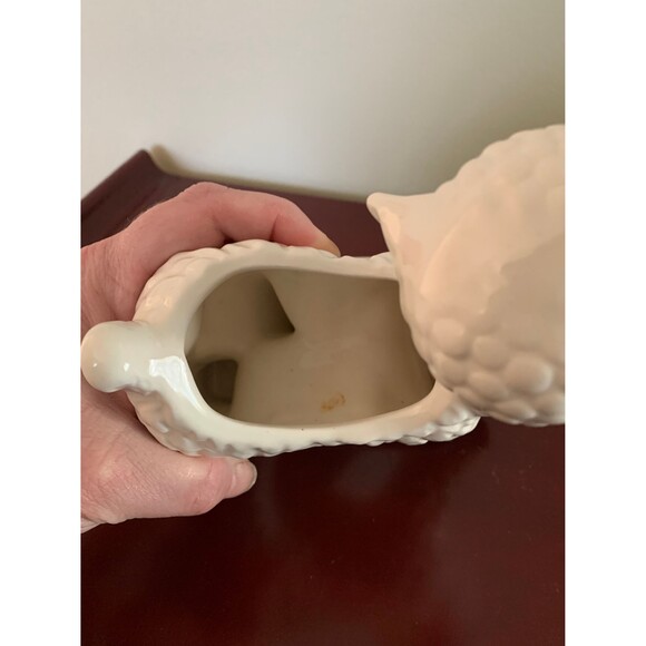 Vintage lamb planter - A1 condition  - Vintage nursery decor - princess plaster - Picture 5 of 6